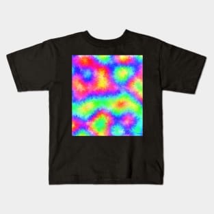 Under The Rainbow - Psychedelic Digital Art Kids T-Shirt
